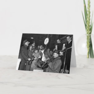 Cartão Fulton Fish Band, 1962