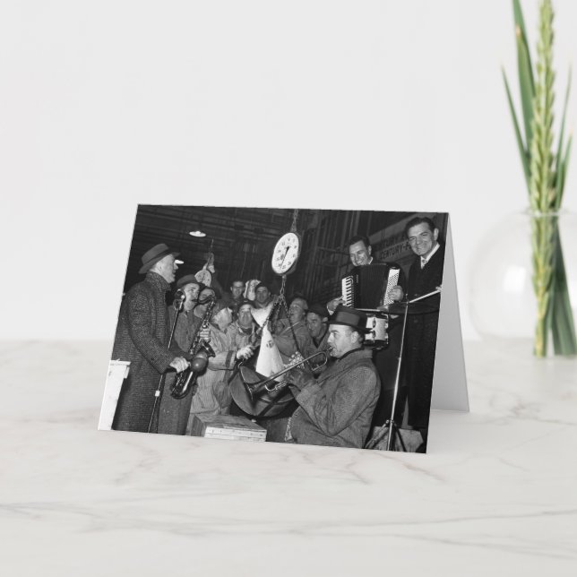 Cartão Fulton Fish Band, 1962 (Frente)