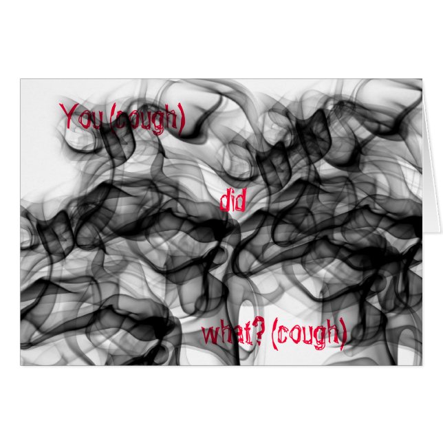 Cartão Fumo parado (Frente Horizontal)