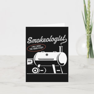 Cartão Fumologista Pai Churrasco Fumante Engraçado Fumant