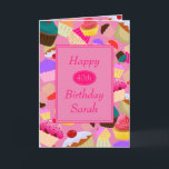 Cartão Fun, Bright Pink Cupcake Any Age Birthday Card<br><div class="desc">The Fun, Bright Pink Cupcake Any Age Birthday Collection – Containing all you need to make that special person’s birthday bright, fun, funky and memorable. All products consist of stylish, modern design elements including bright pink text and cheerful pink text boxes finished with either a single bright vector cupcake or...</div>