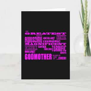 Cartão Fun Gifts for Godmothers : Greatest Godmother