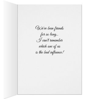 Cartão Fun Keeping in Touch Call Me BFF Friends antique 