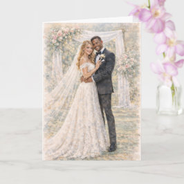 Cartão Fun Wedding Prayer Inspired by Ezekiel 25:17