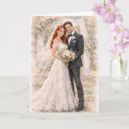 Cartão Fun Wedding Prayer Inspired by Ezekiel 25:17