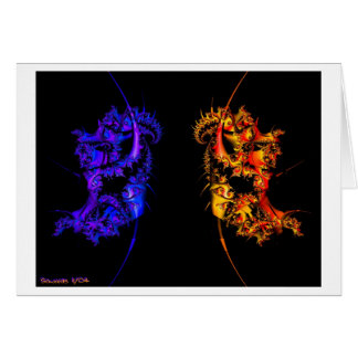 Cartão Funcionamento, quente & frio