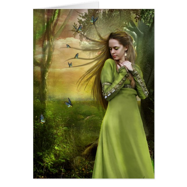 Cartão Funcionar afastado (cartão) (Frente)