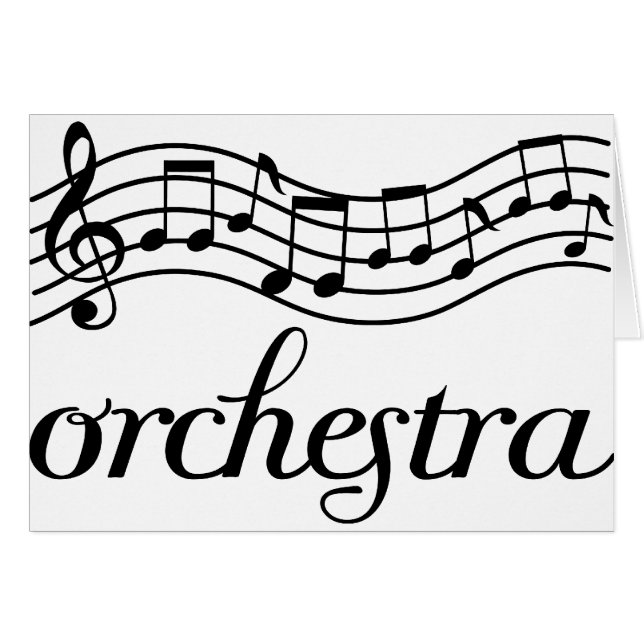 Cartão Funcionarios do preto da orquestra (Frente Horizontal)