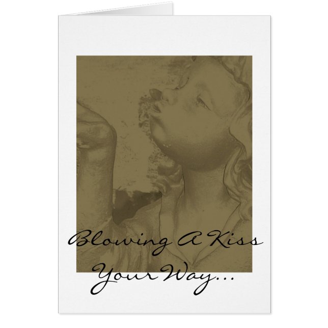 Cartão Fundindo um beijo (Frente)