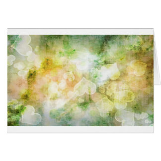 Cartão Fundo Colorido do Coração