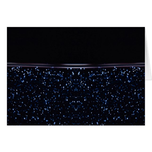 Cartão Fundo com brilho - Azul (Frente Horizontal)