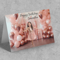 Fundo de cenário de rosa dourada de aniversário 