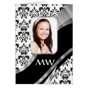 Cartão Fundo de fotografia Damask