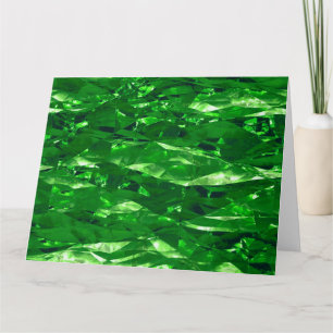 Cartão Fundo de Textura de Cristal Celofano - Verde