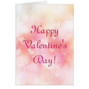 Cartão Fundo dos corações dos namorados