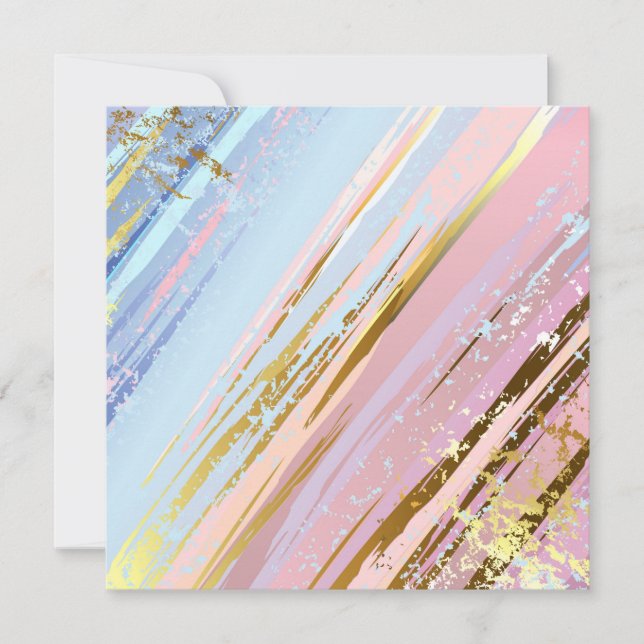 Cartão Fundo Rosa Texturizado (Frente)