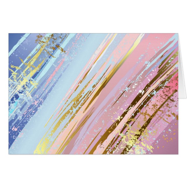 Cartão Fundo Rosa Texturizado (Frente Horizontal)