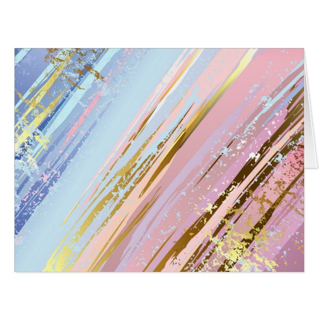 Cartão Fundo Rosa Texturizado (Frente horizontal)