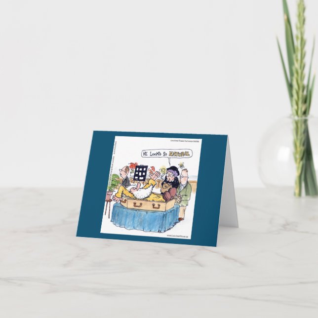 Cartão Funeral de Hippie, Antigo Funeral de Hippie, Funer (Frente)