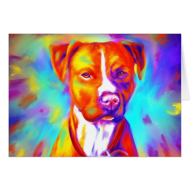 Cartão Funky Angel - Pitbull (Frente Horizontal)