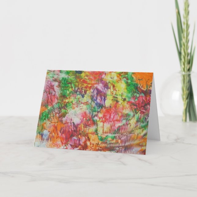 Cartão funky colors (Frente)