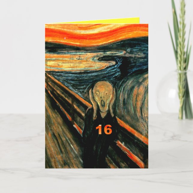 Cartão Funny 16th Birthday Gifts! (Frente)