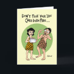 Cartão Funny 31st Birthday<br><div class="desc">Funny 31st Birthday Greeting Card for a man who isn't quite ready to turn thirty one years old</div>
