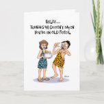 Cartão Funny 48th Birthday<br><div class="desc">Funny 48th Birthday Greeting Card for a man who is turning forty eight years old</div>