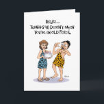 Cartão Funny 48th Birthday<br><div class="desc">Funny 48th Birthday Greeting Card for a man who is turning forty eight years old</div>