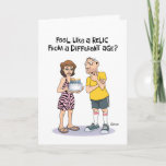 Cartão Funny 56th Birthday Greeting<br><div class="desc">Humorous 56th Birthday Greeting Card for a man turning 56 years old - for Dad Brother Cousin Uncle Husband Friend</div>