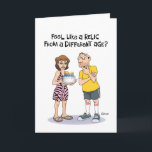 Cartão Funny 56th Birthday Greeting<br><div class="desc">Humorous 56th Birthday Greeting Card for a man turning 56 years old - for Dad Brother Cousin Uncle Husband Friend</div>