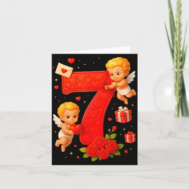Cartão Funny 67 Meme Six Seven Matching Couples Valentine (Frente)