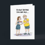 Cartão Funny 67th Birthday<br><div class="desc">Funny 67th Birthday Greeting Card for a man who is turning 67 years old</div>