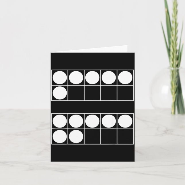 Cartão Funny 6 7 Number Teachers Students Six Seven Meme  (Frente)