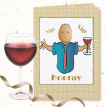 Cartão Funny 70th Birthday for Him Male Cartoon Wine<br><div class="desc">Que aquela cara especial que comemora seu aniversário de 70 saiba que você o está brinchando no dia especial dele...  Personalize-o com seu nome</div>