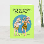 Cartão Funny 88th Birthday<br><div class="desc">Funny 88th Birthday Greeting Card for a man who is turning eighty eight years old</div>