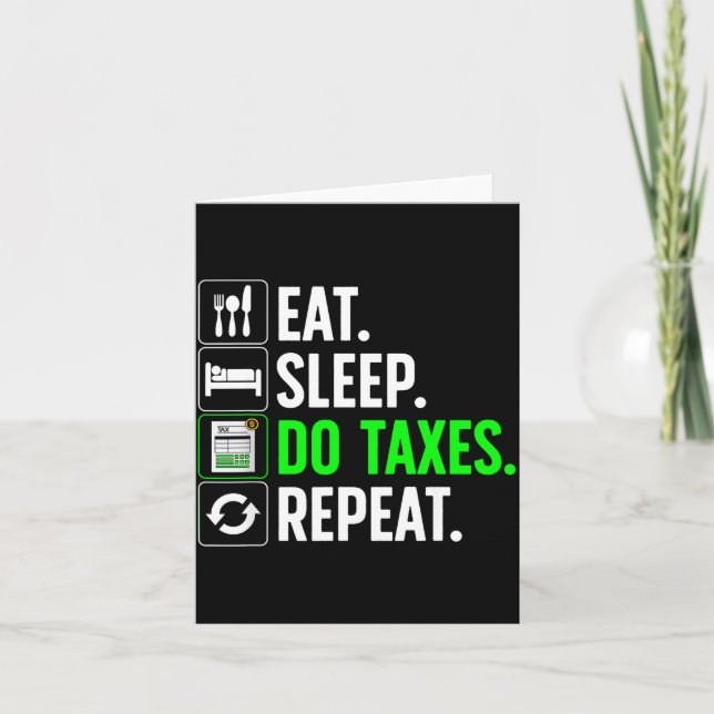 Cartão Funny Accounting Art For Men Women Spreadsheets Ac (Frente)