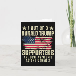 Cartão Funny American Evoters Patriots 2024 dos Estados U