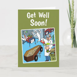 Cartão Funny and Quirky Get Well Soon Card