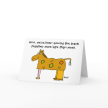 Funny Anniversary Horse Racing Theme Husband Wife