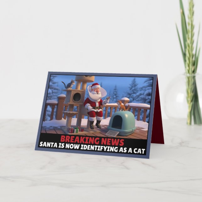 Cartão Funny anti woke Christmas card (Frente)