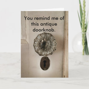 Cartão Funny Antique Age Birthday Card