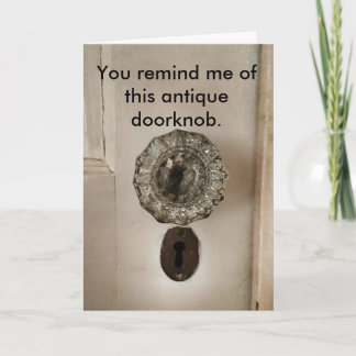 Cartão Funny Antique Age Birthday Card