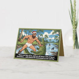 Cartão Funny Australian Christmas