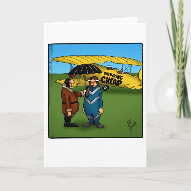 Cartão Funny Aviation History Month Greeting Card (Frente)