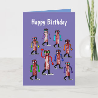 Cartão Funny Bacon & Egg Birthday Card Gift