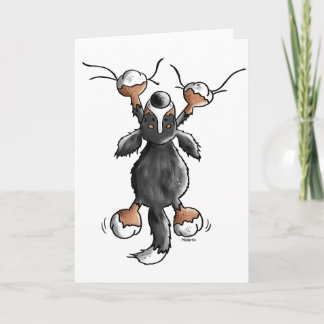 Cartão Funny Bernese Mountain Dog Card