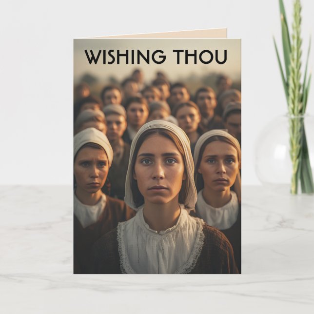 Cartão Funny best friend Birthday Greeting  Card (Frente)