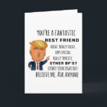 Cartão Funny Bestfriend Birthday Best Gift<br><div class="desc">Apparel gifts for men,  women,  boys,  kids,  couples and groups. Perfect for Birthdays,  Anniversaries,  School,  Graduations,  Holidays,  Christmas.</div>