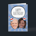 Cartão Funny Biden Harris Birthday<br><div class="desc">Cartões e Designs de Saudação Política,  por PolitiCardz.com Designs,  para todas as ocasiões: Cartões de natal Políticos,  Cartões de Aniversário Políticos,  Cartões de Humor Políticos e Saudações Personalizadas. Compre os presentes e engrenagens políticos únicos em PolitiClothes.com Camisas políticas,  adesivos,  capuzes,  botões,  canecas,  sinais,  Posters e muito mais! www.PolitiCardz.com   www.PolitiClothes.com</div>